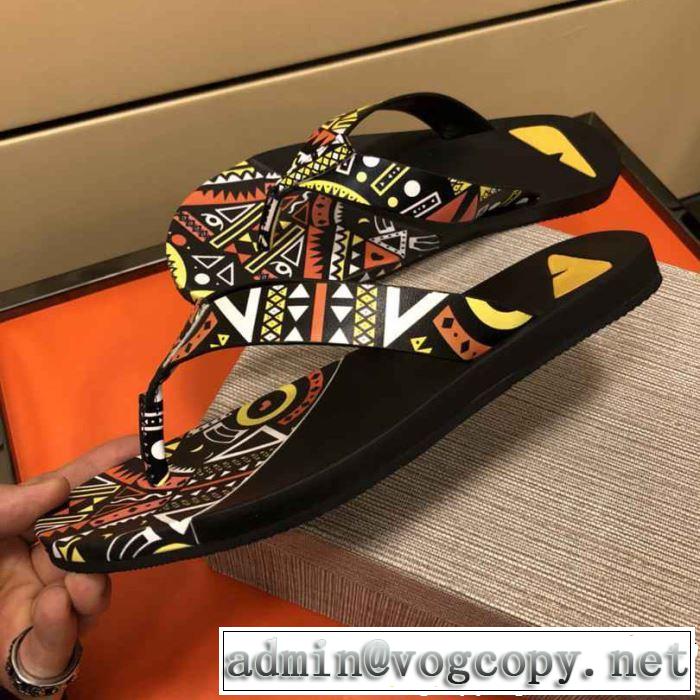 ぜひ今年のトレンドをチェック フェンディ FENDI トングサンダル2019SSのトレンド商品