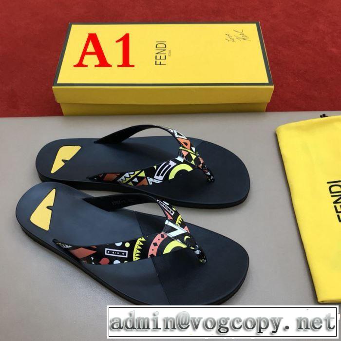 2019春夏は人気定番FENDI 2色可選 トングサンダル 一押し注目ブランドファション フェンディ