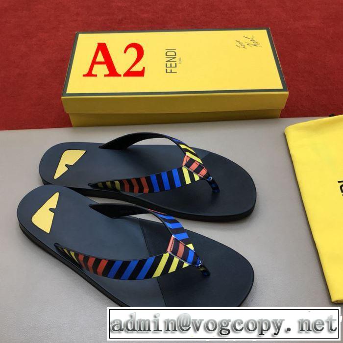 2019春夏は人気定番FENDI 2色可選 トングサンダル 一押し注目ブランドファション フェンディ