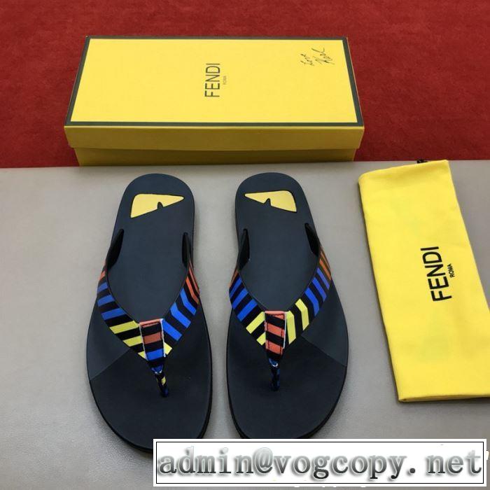 2019春夏は人気定番FENDI 2色可選 トングサンダル 一押し注目ブランドファション フェンディ