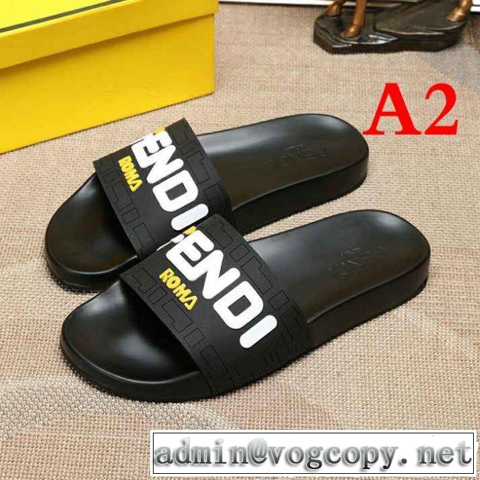 フェンディ 夏らしい季節感 FENDI 3色可選  トングサンダル2019春夏人気トレンドアイテム