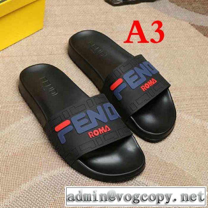 フェンディ 夏らしい季節感 FENDI 3色可選  トングサンダル2019春夏人気トレンドアイテム