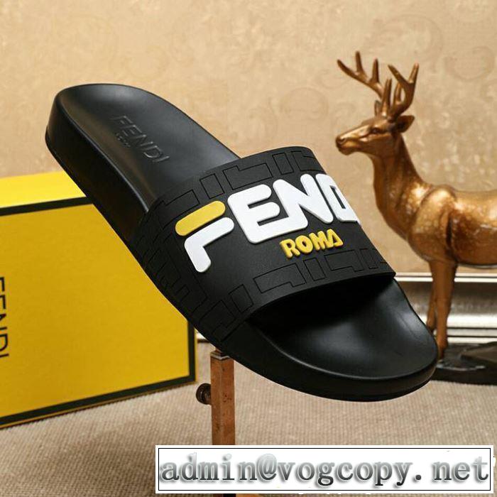 フェンディ 夏らしい季節感 FENDI 3色可選  トングサンダル2019春夏人気トレンドアイテム