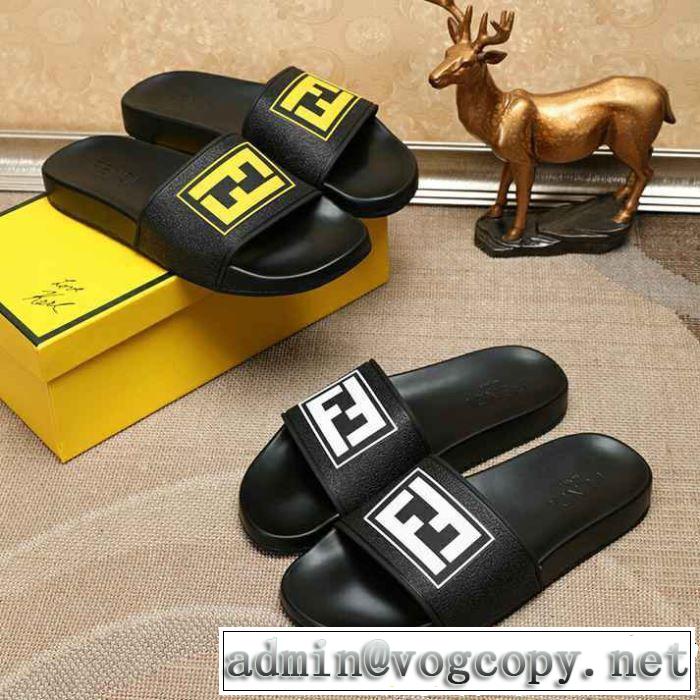 最も目立ったブランド新品 フェンディ FENDI 2色可選  トングサンダル《2019年》今、注目のストリート