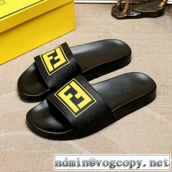 最も目立ったブランド新品 フェンディ FENDI 2色可選  トングサンダル《2019年》今、注目のストリート