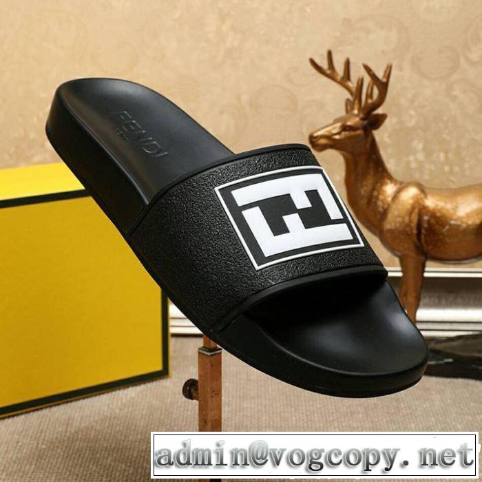 最も目立ったブランド新品 フェンディ FENDI 2色可選  トングサンダル《2019年》今、注目のストリート