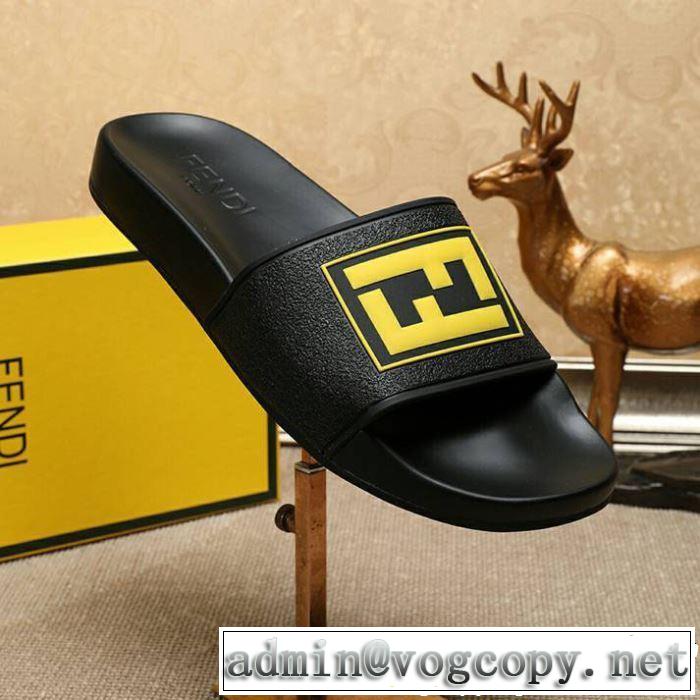 最も目立ったブランド新品 フェンディ FENDI 2色可選  トングサンダル《2019年》今、注目のストリート