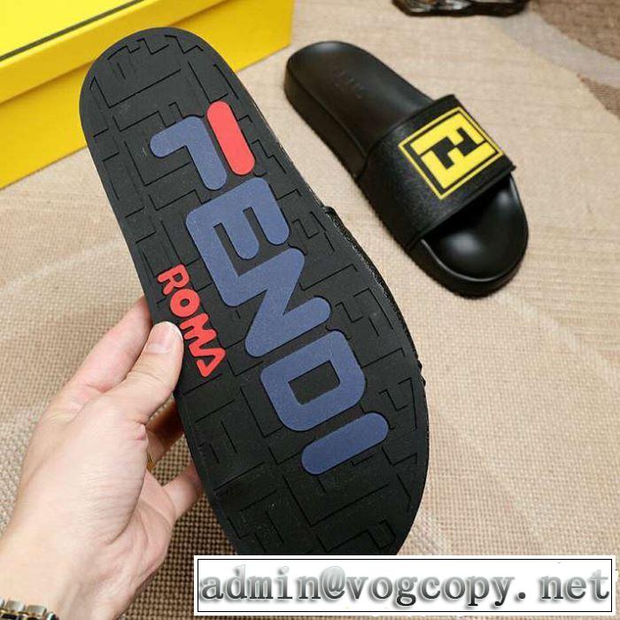 最も目立ったブランド新品 フェンディ FENDI 2色可選  トングサンダル《2019年》今、注目のストリート