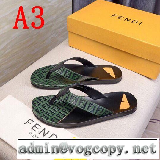 きれいめ上品に  サンダル 多色可選 グッと大人っぽい印象に フェンディキレイめ感が強い  FENDI 2019年の夏のマスト