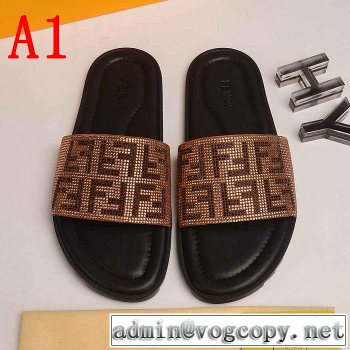 フェンディ FENDI スタイルUPして着こなす サンダル 夏ファッションをおしゃれに楽しもう  2色可選 スタイルアップ上品 