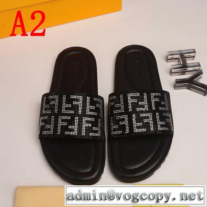  フェンディ FENDI スタイルUPして着こなす サンダル 夏ファッションをおしゃれに楽しもう  2色可選 スタイルアップ上品