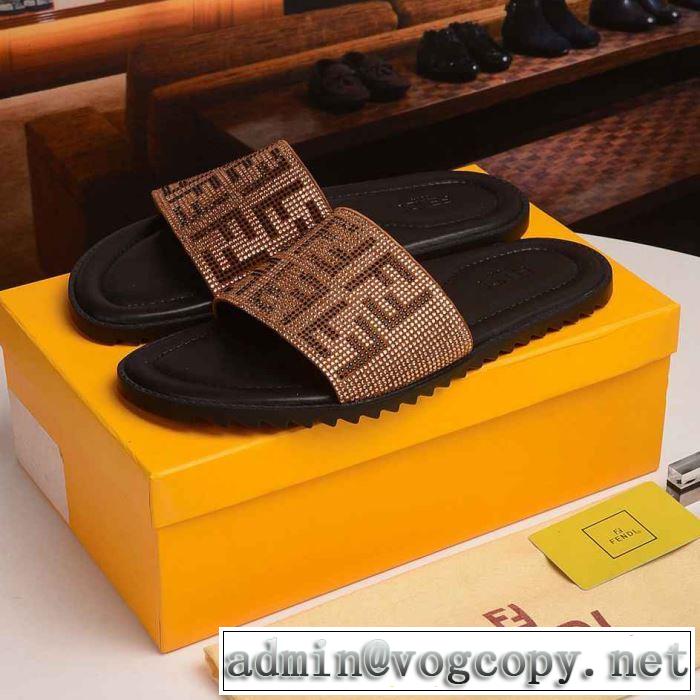  フェンディ FENDI スタイルUPして着こなす サンダル 夏ファッションをおしゃれに楽しもう  2色可選 スタイルアップ上品