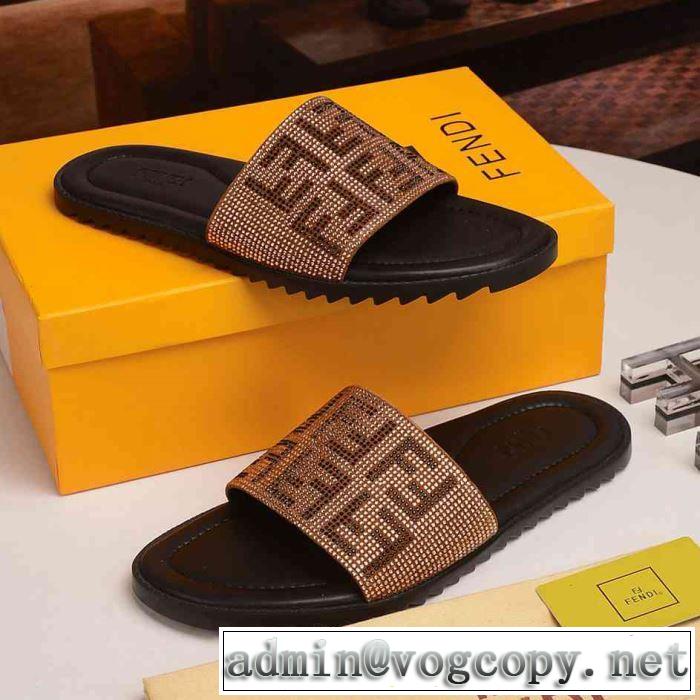フェンディ FENDI スタイルUPして着こなす サンダル 夏ファッションをおしゃれに楽しもう  2色可選 スタイルアップ上品 
