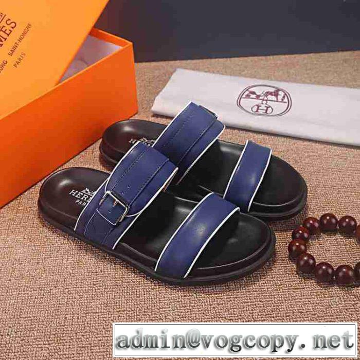 2色可選 エルメス 大人っぽく見せ新作 HERMES 大人っぽいファション感 サンダル 大人カジュアル夏ファッション2019 
