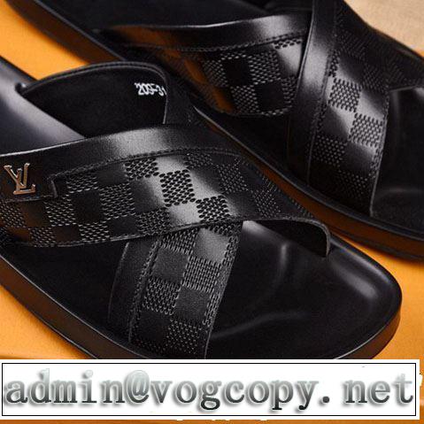 LOUIS VUITTON 2色可選  すっきりした印象にサンダル ルイ ヴィトン夏にぴったり上品