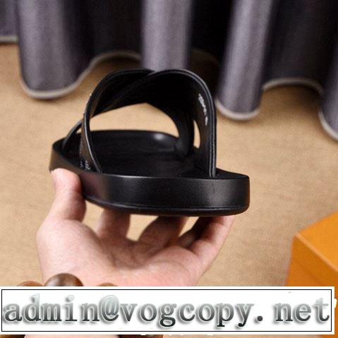 LOUIS VUITTON 2色可選  すっきりした印象にサンダル ルイ ヴィトン夏にぴったり上品