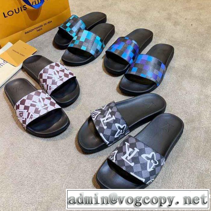 ルイ ヴィトン2019春夏は人気定番 LOUIS VUITTON 馴染みやすいスタイル美品 4色可選  サンダル