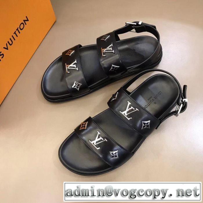  サンダル 清潔感のある肌見せ ルイ ヴィトン 魅力的な今年らしい LOUIS VUITTON おしゃれな夏ファッション2019