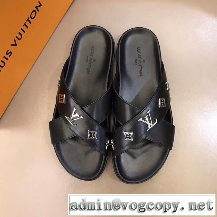 ルイ ヴィトン LOUIS VUITTON 《2019年》今、注目のストリート 派手にはなりすぎず  サンダル 特に注目したい 