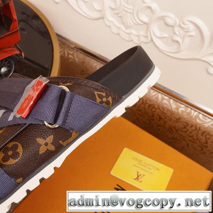  2色可選 2019夏色っぽさ サンダル 夏の王道　適度な上品さ ルイ ヴィトン LOUIS VUITTON オシャレアイテム