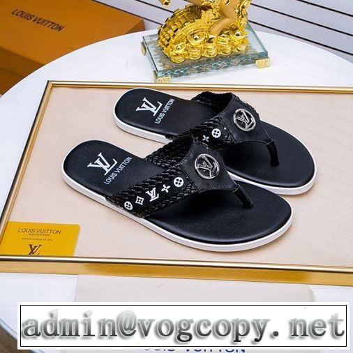  ルイ ヴィトン LOUIS VUITTON  ぜひ今年のトレンドをチェック 2色可選 2019年春夏流行ファッション サンダル ちょっと大人の印象