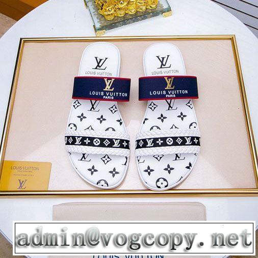 トレンド感があって涼しげ 2色可選 サンダル ルイ ヴィトン リッチな印象に  LOUIS VUITTON 2019年夏の一押しファッションアイテム 