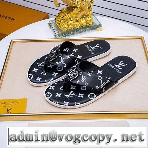 サンダル リラックススタイルが実現 2色可選  抜け感スゴイ ルイ ヴィトン LOUIS VUITTON 2019年最新ファッション 