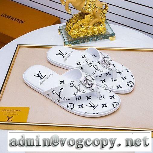 サンダル リラックススタイルが実現 2色可選  抜け感スゴイ ルイ ヴィトン LOUIS VUITTON 2019年最新ファッション 