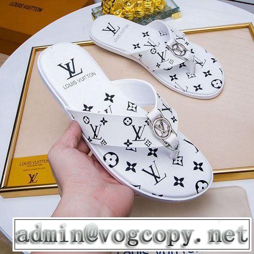 サンダル リラックススタイルが実現 2色可選  抜け感スゴイ ルイ ヴィトン LOUIS VUITTON 2019年最新ファッション 