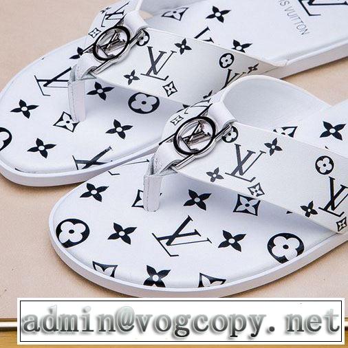 サンダル リラックススタイルが実現 2色可選  抜け感スゴイ ルイ ヴィトン LOUIS VUITTON 2019年最新ファッション 