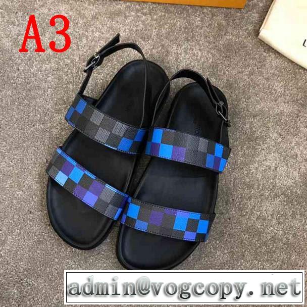  4色可選 おすすめ大人かわいい着こなし ルイ ヴィトン LOUIS VUITTON 2019即旬な装いに  サンダル きちんと感が抜群