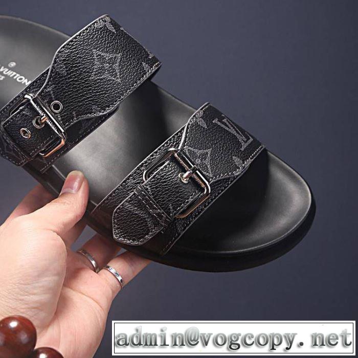 サンダル 夏らしい抜け感を演出し ルイ ヴィトン2019年春夏シーズンの人気  LOUIS VUITTON 2色可選 スタイルを綺麗に 