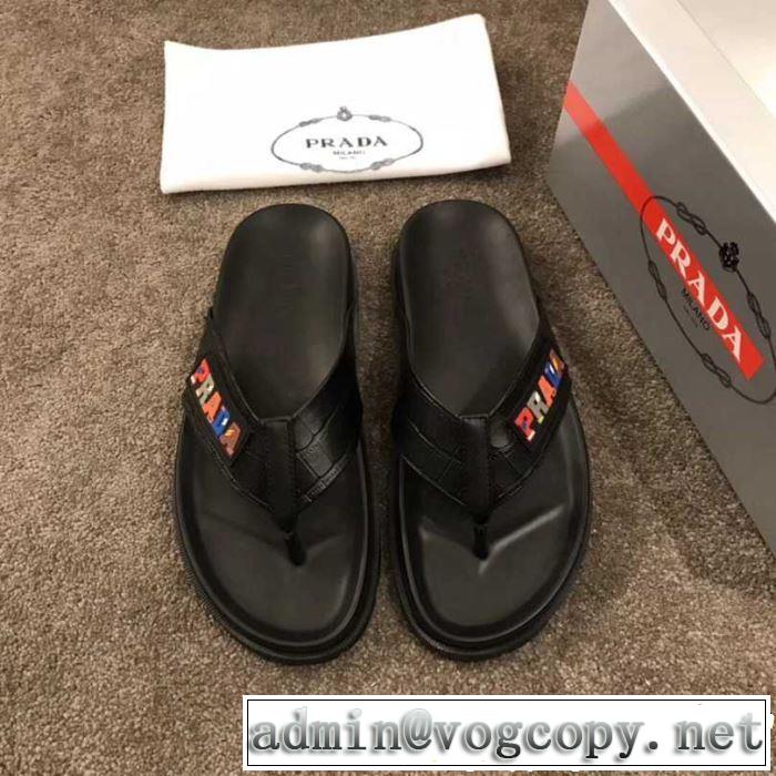 大人っぽく着こなし プラダ PRADA大胆にデザインオシャレ新品 サンダル2019春夏のトレンド新商品