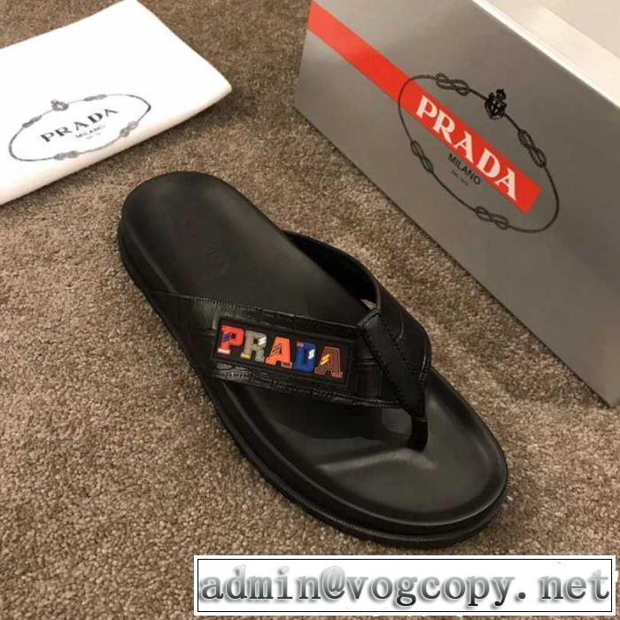 大人っぽく着こなし プラダ PRADA大胆にデザインオシャレ新品 サンダル2019春夏のトレンド新商品