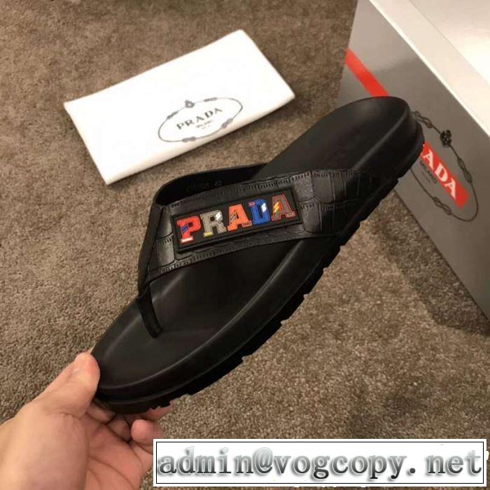 大人っぽく着こなし プラダ PRADA大胆にデザインオシャレ新品 サンダル2019春夏のトレンド新商品