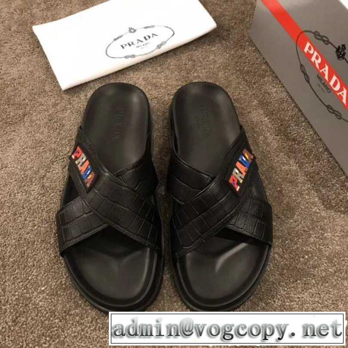 デザイン抜群のアイテム プラダ PRADA 爽やかカジュアル人気 サンダル2019春夏は人気定番