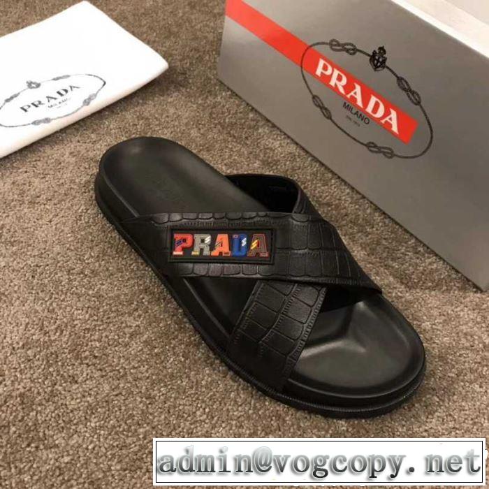 デザイン抜群のアイテム プラダ PRADA 爽やかカジュアル人気 サンダル2019春夏は人気定番