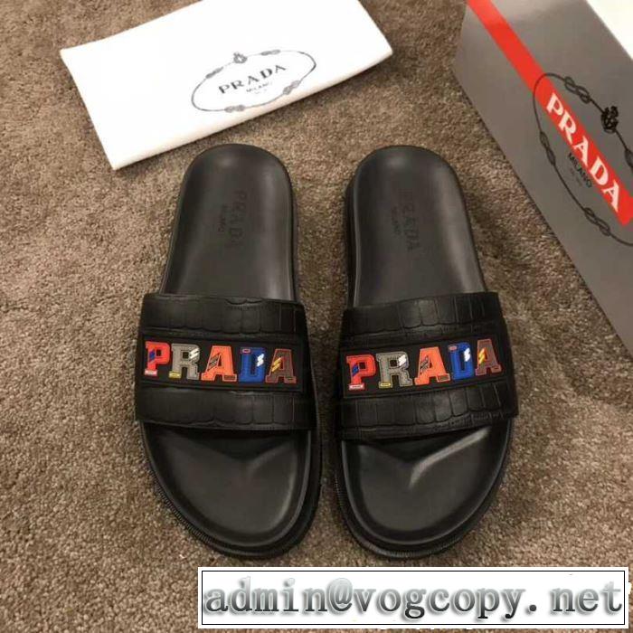 PRADA  今流行のストリート上品サンダル2019春夏のトレンド新商品夏にぴったり上品 プラダ