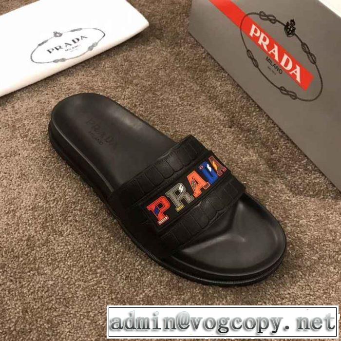 PRADA  今流行のストリート上品サンダル2019春夏のトレンド新商品夏にぴったり上品 プラダ