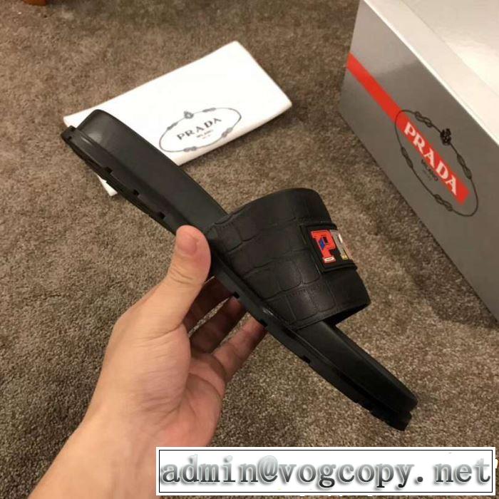 PRADA  今流行のストリート上品サンダル2019春夏のトレンド新商品夏にぴったり上品 プラダ