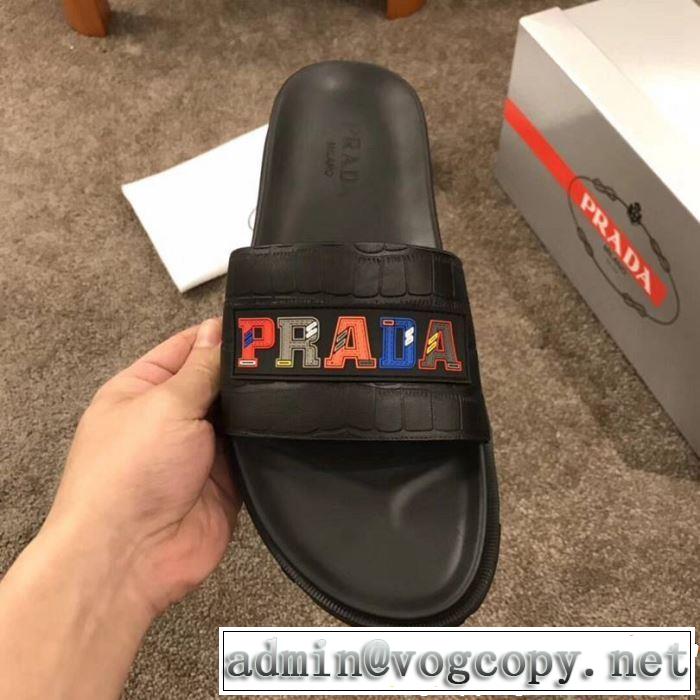 PRADA  今流行のストリート上品サンダル2019春夏のトレンド新商品夏にぴったり上品 プラダ