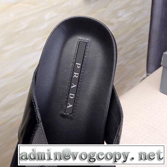  2019春夏の大注目トレンド サンダル 肌触りの良いサラりと  プラダ 大胆にデザインオシャレ新品 PRADA 今から夏まで活躍する