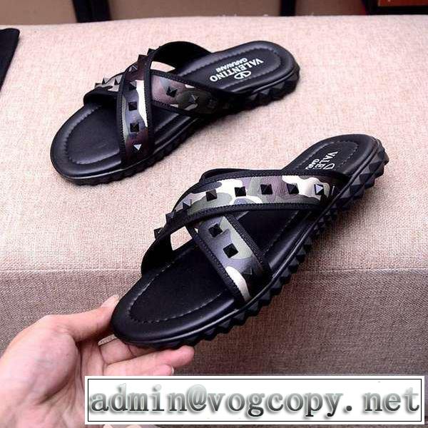  サンダル 気持ちいい真夏日にぴったり 2色可選 【2019春夏】最新コレクション ヴァレンティノ VALENTINO 季節感のあるファッション
