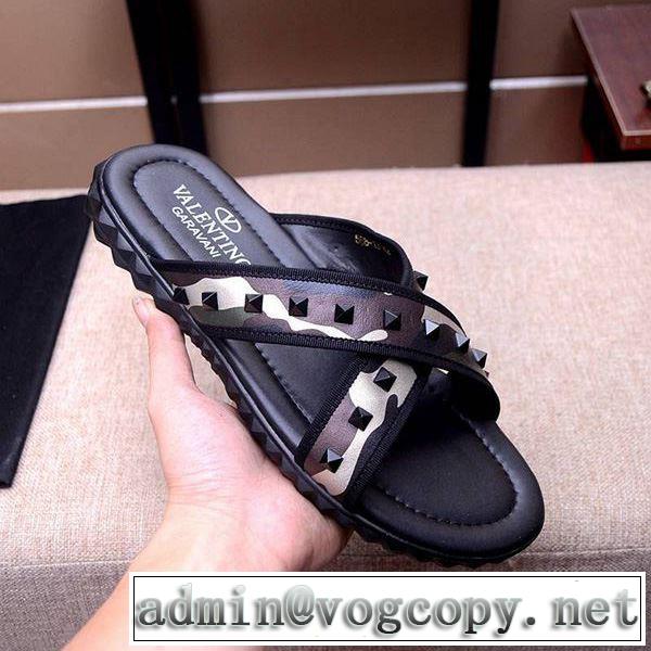  サンダル 気持ちいい真夏日にぴったり 2色可選 【2019春夏】最新コレクション ヴァレンティノ VALENTINO 季節感のあるファッション