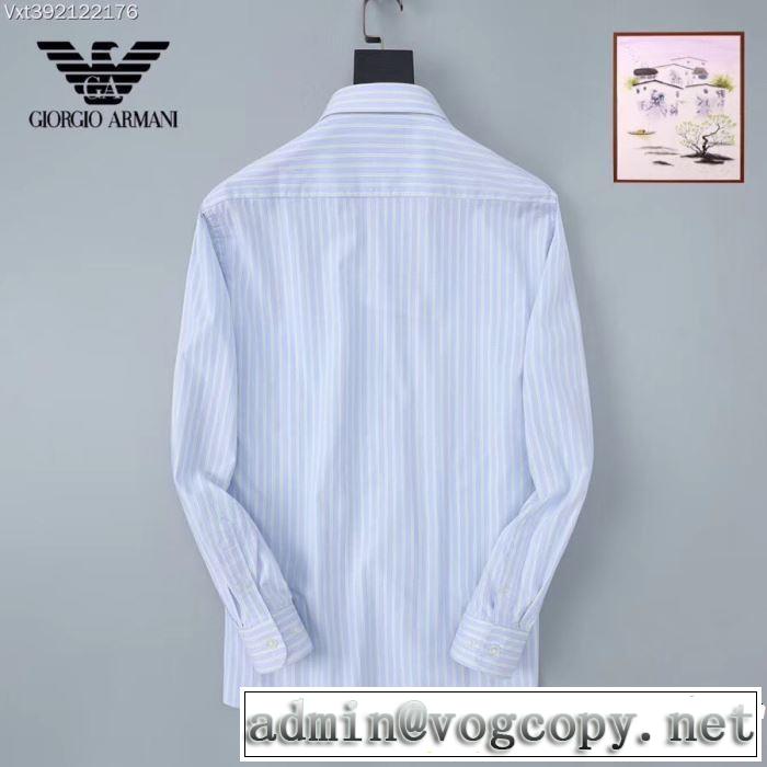 2019夏色っぽさ 長袖 /ロンT/ロングT/ロングTシャツ  アルマーニ ARMANI ドレスアップ効果も抜群