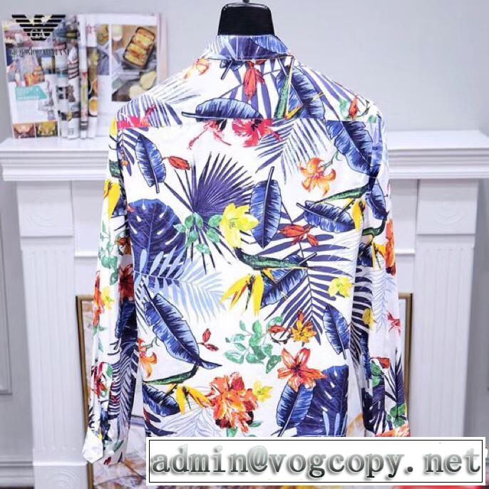 2色可選  知的優秀アイテム 長袖 /ロンT/ロングT/ロングTシャツ2019年春夏流行ファッション  アルマーニ ARMANI