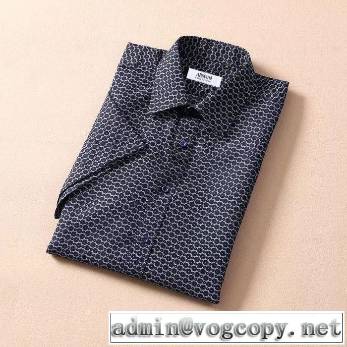 夏に良く似合うちょっと新品 アルマーニ2019春夏人気トレンドアイテム ARMANI  シャツ