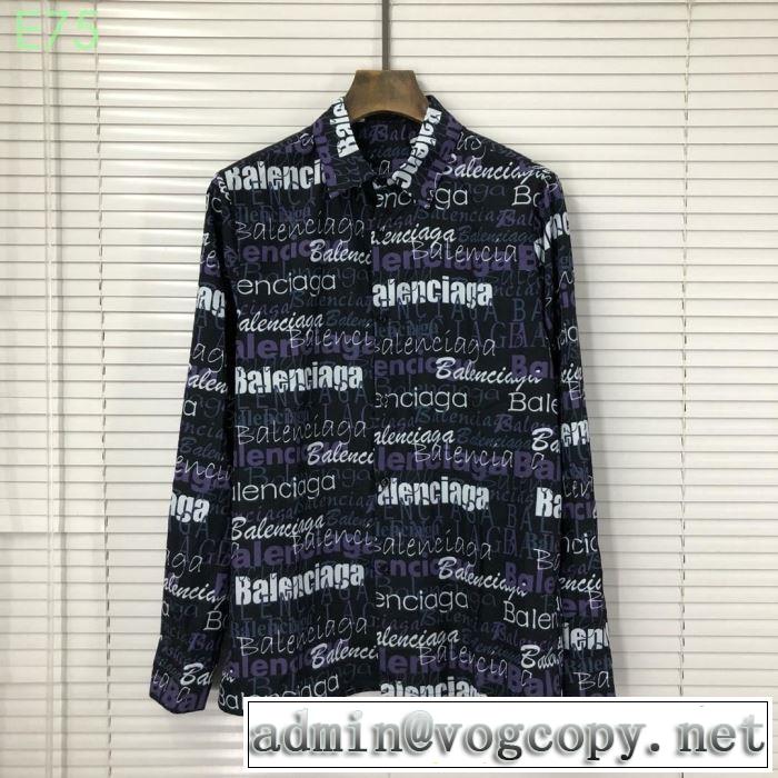 バレンシアガ BALENCIAGA シャツ 2019年最新ファッション 人気ストリートブランド新品