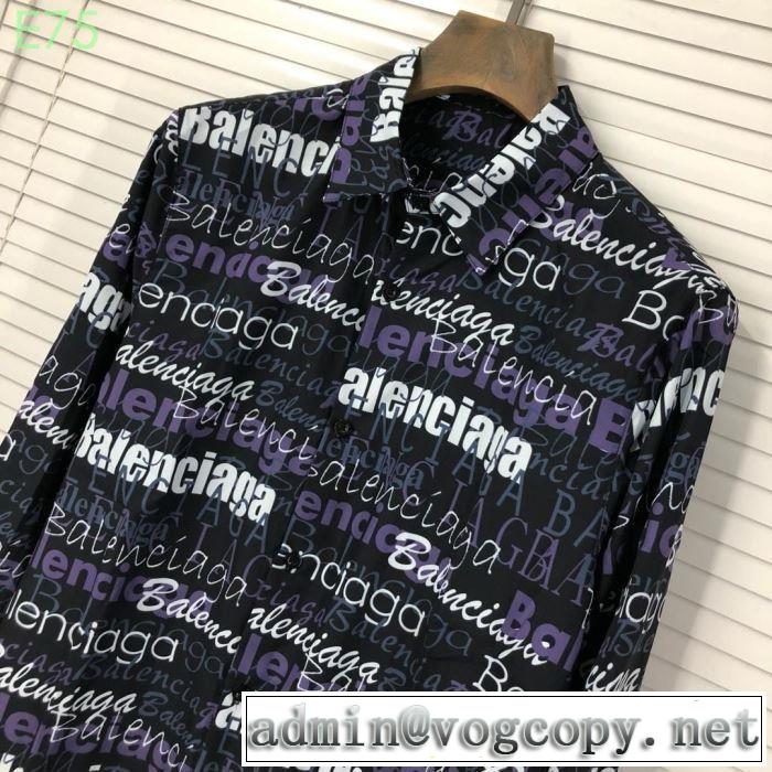 バレンシアガ BALENCIAGA シャツ 2019年最新ファッション 人気ストリートブランド新品