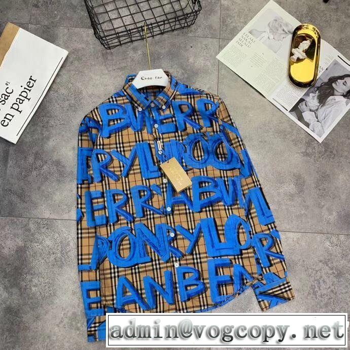 春夏に役立つカジュアル 2色可選  長袖 /ロンT/ロングT/ロングTシャツ バーバリー BURBERRY  2019春夏トレンドアイテム